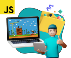 Программирование на JavaScript. Учимся создавать игры! - Школа программирования для детей, компьютерные курсы для школьников, начинающих и подростков - KIBERone г. Солигорск